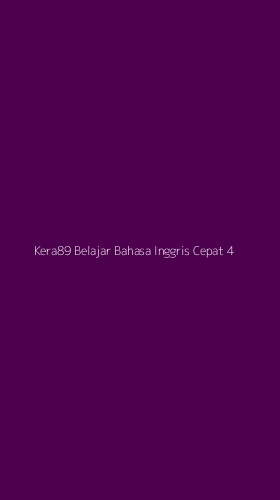 Tampilan Antarmuka Aplikasi Kera89 Belajar Bahasa Inggris Cepat - 4