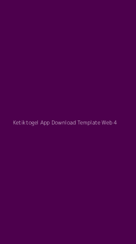 Tampilan Antarmuka Aplikasi Ketiktogel App Download Template Web - 4