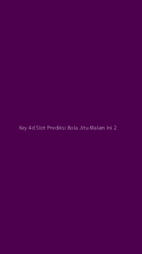Tampilan Antarmuka Aplikasi Key 4d Slot Prediksi Bola Jitu Malam Ini - 2