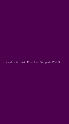 Tampilan Antarmuka Aplikasi Kimdototo Login Download Template Web - 3