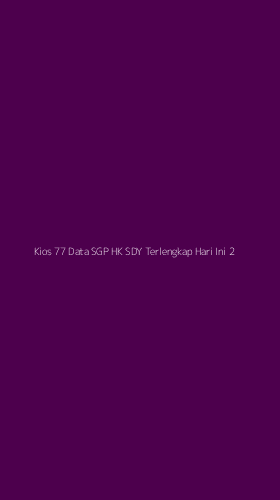 Tampilan Antarmuka Aplikasi Kios 77 Data Sgp Hk Sdy Terlengkap Hari Ini - 2