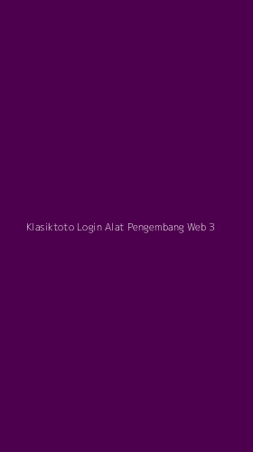 Tampilan Antarmuka Aplikasi Klasiktoto Login Alat Pengembang Web - 3