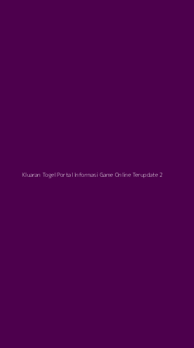 Tampilan Antarmuka Aplikasi Kluaran Togel Portal Informasi Game Online Terupdate - 2