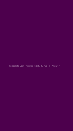 Tampilan Antarmuka Aplikasi Koboitoto Com Prediksi Togel Jitu Hari Ini Akurat - 1