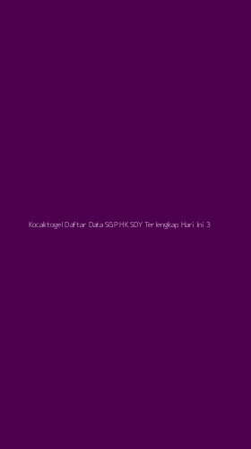 Tampilan Antarmuka Aplikasi Kocaktogel Daftar Data Sgp Hk Sdy Terlengkap Hari Ini - 3