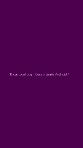 Tampilan Antarmuka Aplikasi Kocaktogel Login Desain Grafis Android - 4