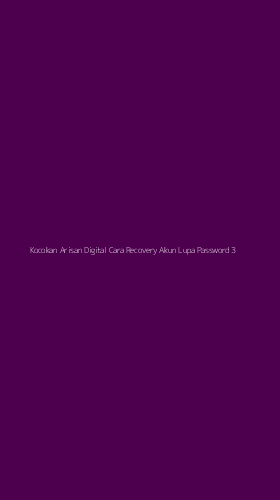 Tampilan Antarmuka Aplikasi Kocokan Arisan Digital Cara Recovery Akun Lupa Password - 3