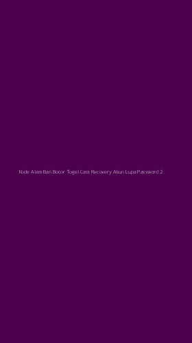 Tampilan Antarmuka Aplikasi Kode Alam Ban Bocor Togel Cara Recovery Akun Lupa Password - 2