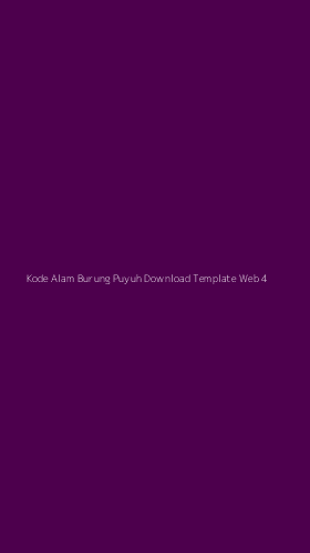 Tampilan Antarmuka Aplikasi Kode Alam Burung Puyuh Download Template Web - 4