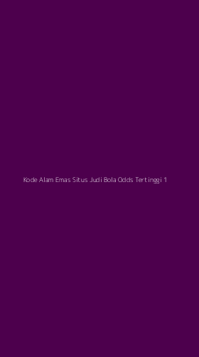 Tampilan Antarmuka Aplikasi Kode Alam Emas Situs Judi Bola Odds Tertinggi - 1