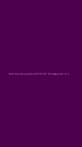 Tampilan Antarmuka Aplikasi Kode Alam Gunung Data Sgp Hk Sdy Terlengkap Hari Ini - 2