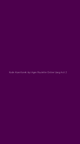 Tampilan Antarmuka Aplikasi Kode Alam Korek Api Agen Roulette Online Uang Asli - 2