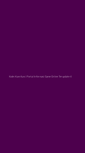 Tampilan Antarmuka Aplikasi Kode Alam Kunci Portal Informasi Game Online Terupdate - 4