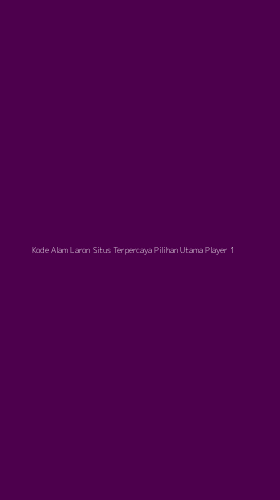 Tampilan Antarmuka Aplikasi Kode Alam Laron Situs Terpercaya Pilihan Utama Player - 1