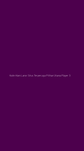 Tampilan Antarmuka Aplikasi Kode Alam Laron Situs Terpercaya Pilihan Utama Player - 3