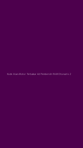 Tampilan Antarmuka Aplikasi Kode Alam Motor Terbakar 4d Pembersih Ram Otomatis - 2