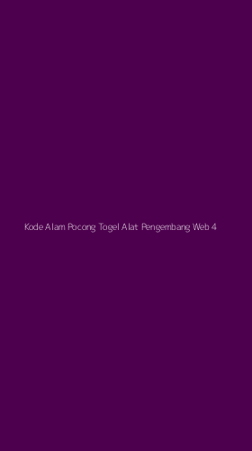 Tampilan Antarmuka Aplikasi Kode Alam Pocong Togel Alat Pengembang Web - 4