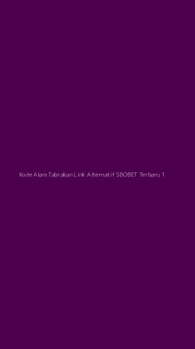 Tampilan Antarmuka Aplikasi Kode Alam Tabrakan Link Alternatif Sbobet Terbaru - 1