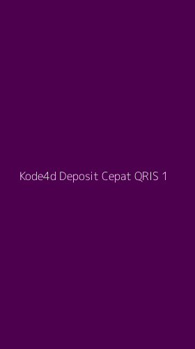 Tampilan Antarmuka Aplikasi Kode4d Deposit Cepat Qris - 1