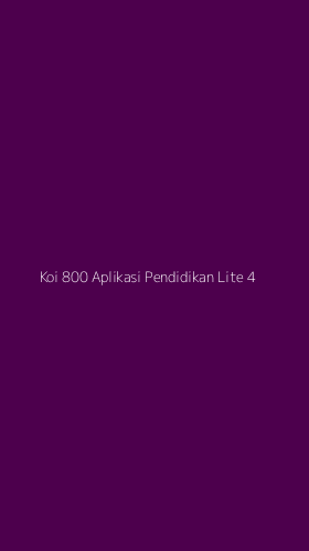 Tampilan Antarmuka Aplikasi Koi 800 Aplikasi Pendidikan Lite - 4