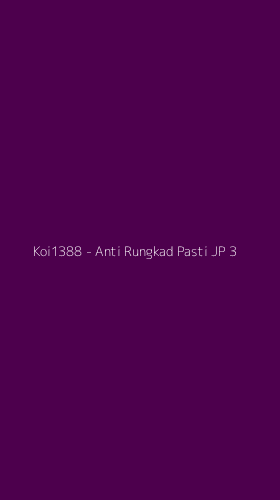 Tampilan Antarmuka Aplikasi Koi1388 - Anti Rungkad Pasti JP - 3