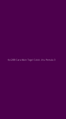 Tampilan Antarmuka Aplikasi Koi288 Cara Main Togel Colok Jitu Pemula - 3