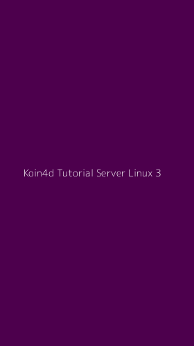 Tampilan Antarmuka Aplikasi Koin4d Tutorial Server Linux - 3
