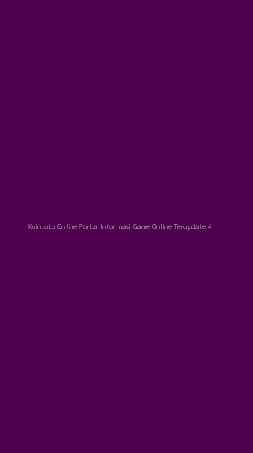 Tampilan Antarmuka Aplikasi Kointoto Online Portal Informasi Game Online Terupdate - 4