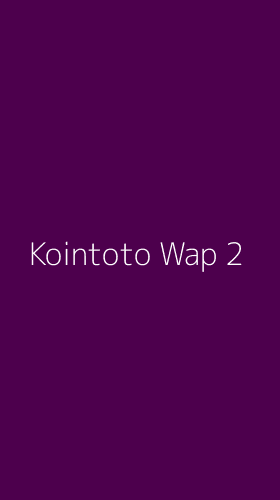 Tampilan Antarmuka Aplikasi Kointoto Wap - 2