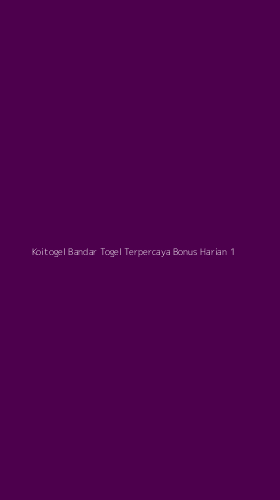 Tampilan Antarmuka Aplikasi Koitogel Bandar Togel Terpercaya Bonus Harian - 1