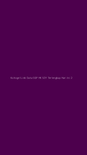 Tampilan Antarmuka Aplikasi Koitogel Link Data Sgp Hk Sdy Terlengkap Hari Ini - 2