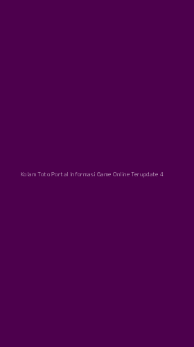 Tampilan Antarmuka Aplikasi Kolam Toto Portal Informasi Game Online Terupdate - 4