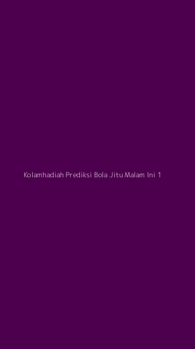 Tampilan Antarmuka Aplikasi Kolamhadiah Prediksi Bola Jitu Malam Ini - 1