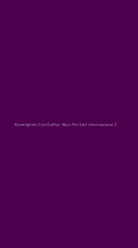 Tampilan Antarmuka Aplikasi Komengtoto Com Daftar Akun Pro Slot Internasional - 2