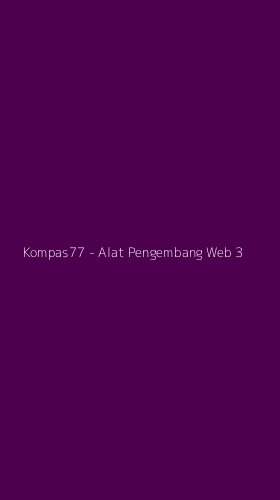 Tampilan Antarmuka Aplikasi Kompas77 - Alat Pengembang Web - 3