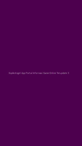Tampilan Antarmuka Aplikasi Kopikotogel App Portal Informasi Game Online Terupdate - 3