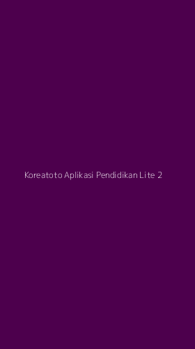 Tampilan Antarmuka Aplikasi Koreatoto Aplikasi Pendidikan Lite - 2