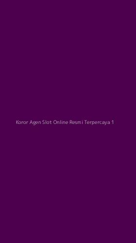 Tampilan Antarmuka Aplikasi Koror Agen Slot Online Resmi Terpercaya - 1