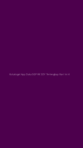 Tampilan Antarmuka Aplikasi Kotatogel App Data Sgp Hk Sdy Terlengkap Hari Ini - 4