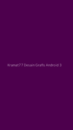 Tampilan Antarmuka Aplikasi Kramat77 Desain Grafis Android - 3
