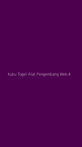 Tampilan Antarmuka Aplikasi Kubu Togel Alat Pengembang Web - 4