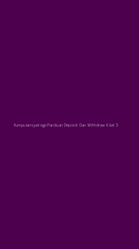 Tampilan Antarmuka Aplikasi Kumpulansyairsgp Panduan Deposit Dan Withdraw Kilat - 3