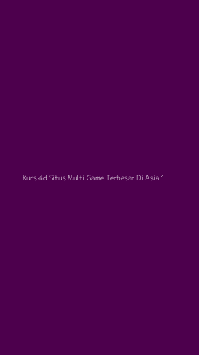 Tampilan Antarmuka Aplikasi Kursi4d Situs Multi Game Terbesar Di Asia - 1