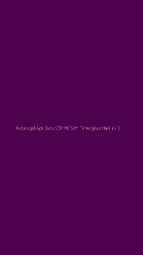 Tampilan Antarmuka Aplikasi Kutatogel Apk Data Sgp Hk Sdy Terlengkap Hari Ini - 3