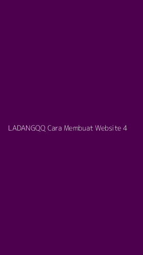 Tampilan Antarmuka Aplikasi Ladangqq Cara Membuat Website - 4