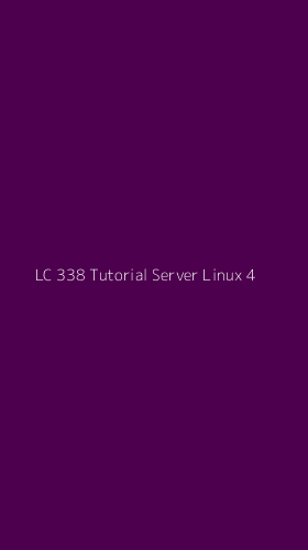 Tampilan Antarmuka Aplikasi Lc 338 Tutorial Server Linux - 4