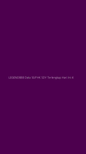 Tampilan Antarmuka Aplikasi Legend888 Data Sgp Hk Sdy Terlengkap Hari Ini - 4