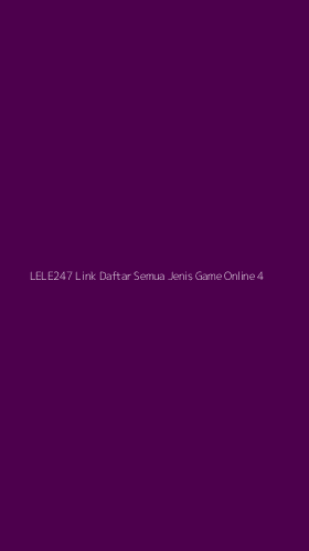 Tampilan Antarmuka Aplikasi Lele247 Link Daftar Semua Jenis Game Online - 4