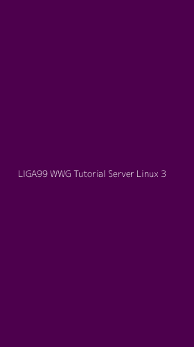 Tampilan Antarmuka Aplikasi Liga99 Wwg Tutorial Server Linux - 3