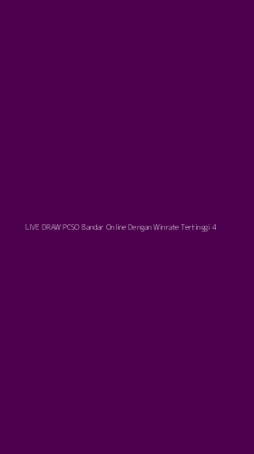 Tampilan Antarmuka Aplikasi Live Draw Pcso Bandar Online Dengan Winrate Tertinggi - 4